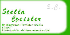 stella czeisler business card